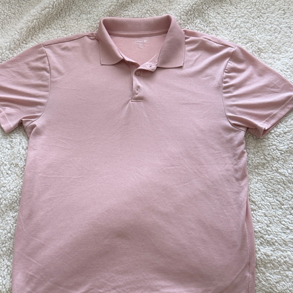 Old Navy Light Pink Polo Shirt